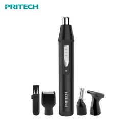 Pritech Electric Trimmer Nose Cleaning Men Hair Remover Multifunctional Ear Face Eyebrow Beard Trimmers