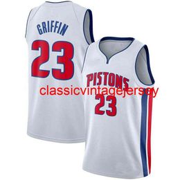 Blake Griffin Swingman Jersey White Stitched Men Women Youth Basketball Jerseys Size XS-6XL