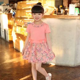 Baby Girl Floral Summer Dress 2020 Kids Dresses For Girls Spring Autumn Dress Children Clothes Size 234 5 6 7 8 9 10 11 12 Years Q0716