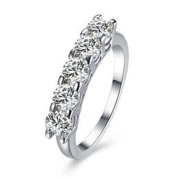 -Gioielli anello di fidanzamento da sposa Vendita di accessori in lega di platino 18 carati da donna 1G0U58
