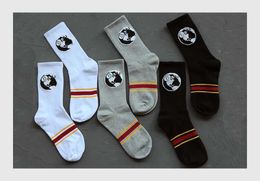 Sports, casual Two pairs of spoof tide card billiards black eight map cotton sports medium tube men's and women's socks