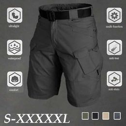 Big Size 5XL Classic Tactical Shorts Men Outdoor Waterproof Military Camouflage Multi-pocket Mens SWAT Cargo 210714