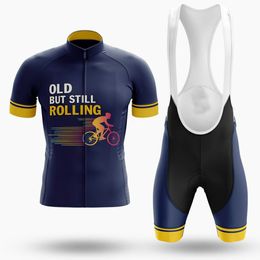 2024 Old But Still Rolling Bicycle Cycling Jersey MTB Mountain bike Clothing Men Short Set Ropa Ciclismo Bicycle Clothes Maillot Culotte