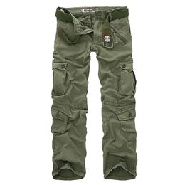 men cargo pants camouflage trousers military for man 7 Colours 210715