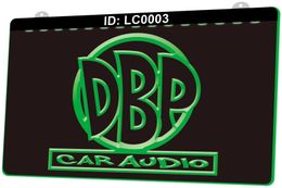 LC0003 Dbp Car Audio Light Sign 3D Engraving