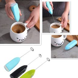 Electric Milk Frother Automaticn Egg Tools Cream Whipper Shake Mixer Hand-held Cappuccino Coffee Beater Drink Blender