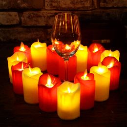 3pcs/lot Led Flameless Candle Plastic Simulated flame LED Birthday Candle Lights Christmas Wedding Party Home Decoration