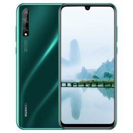 Original Huawei Enjoy 10S 4G LTE Cell Phone 8GB RAM 128GB ROM Kirin 710F Octa Core 48.0MP AI Android 6.3" OLED Full Screen Fingerprint ID 4000mAh Smart Mobile Phone