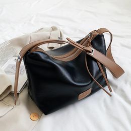 Evening Bags Small PU Leather Brand Designer Crossbody For Women 2021 Winter Simple Fashion Travel Shoulder Handbags And Purses Black