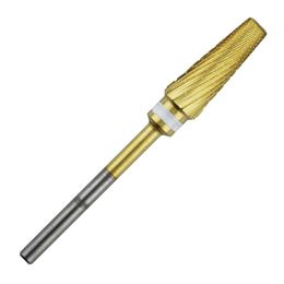 Decorative Objects & Figurines 5 In 1 Pro Nail Drill Bit Mixed Sizes Cross Teeth 2 Way Drills For Electric Manicure TiN Coating