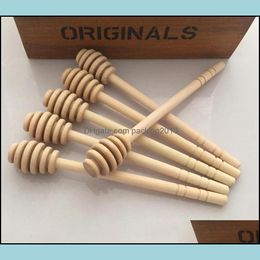 Other Dinnerware Kitchen, Dining Bar Home & Garden Mini Wooden Dippers Party Supply Spoon Honey Jar Stick Dff3201 Drop Delivery 2021 Ewhnv