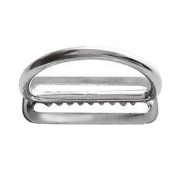 stainless d rings NZ - Perfeclan Scuba Diving Dive Stainless Steel Weight Belt Keeper Stopper Slider With D-ring Masks