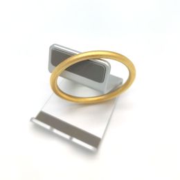 Classics 9k Solid Fine Gold AUTHENTIC Plain Circle Bangle Bracelet Heavy Wide 6MM 61 mm Diameter