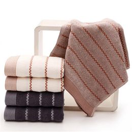 Towel SBB 35x75cm 32 Shares Whole Cotton Jacquard Weave Face Strong Absorbent Soft Simple Solid Thicken Wholesale Price