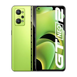 Original Oppo Realme GT NEO 2 5G Mobile Phone 8GB RAM 128GB 256GB ROM Snapdragon 870 64MP AI HDR NFC 5000mAh Android 6.62" Full Screen Fingerprint ID Face Smart Cell Phone