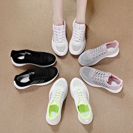 Summer Shoes's White Mesh Breather leather Women LOW Tops trainers skate shoes fashion casual shoe Factory Wholesal Fast ship 35-40