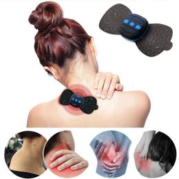 Massage Gun Mini Neck Cervical Vertebra Massager Electric Low Frequency Current Pulse For Shoulder Body Waist Arm Legs Relaxation