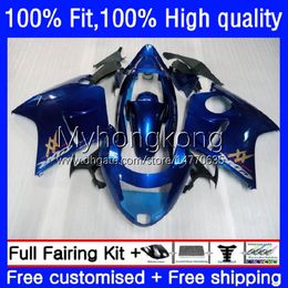 Injection Mold Body For HONDA Blackbird CBR1100XX 96 97 98 99 00 01 35No.50 CBR 1100XX 1100 CC XX 2002 2003 2004 2005 2006 2007 CBR1100 Glossy blue XX 96-07 OEM Fairing