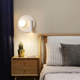 Bedroom Bedside Wall Lamps Modern Minimalist Home Living Room Decoration Lamp LED Corridor Staircase Background Lights