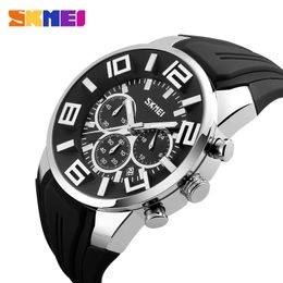 Skmei Top Luxury Brand Quartz Watches Men Fashion Casual Wristwatches Waterproof Sport Watch Relogio Masculino 9128 Q0524