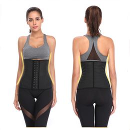 Breathable Latex Waist Corset Underwear 9 Steel Bones Body Sculpting Shapers Abdomen Tummy Shapewear Firm Control Slimming Cincher