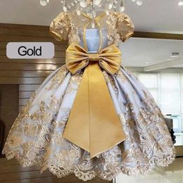 DHL Girls Dress Elegant Year Princess Children Party Wedding Gown Kids Dresses Birthday Vestido Wear