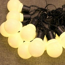 5m Outdoor Waterproof Round Ball LED Light String for Garden