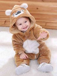 Baby Boy Cartoon 3D Ear Patched Hooded Jumpsuit SHE
