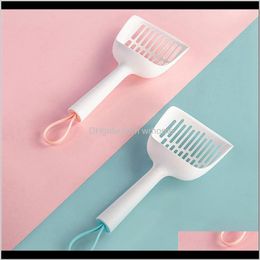 Cat Supplies Home & Gardencat Litter Shovel Pet Cleanning Tool Plastic Scoop Sand Cleaning Products Toilet For Dog Spoons Grooming Drop Deli