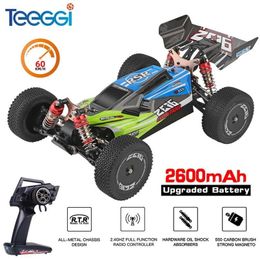 WLtoys 144001 RC Car High Speed 60km/h Competition 4WD Off-Road Drift Electric Racing 1 14 Remote Control Toys for Children 211029