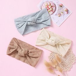 Tie Knot Baby Headband Soft Nylon Headbands Boys Girls Headwrap Newborn Turban Infant Bandage Kids Children Hair Accessories