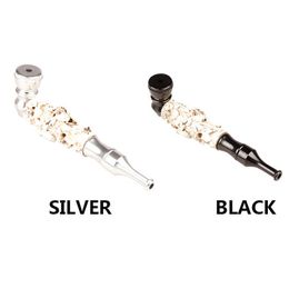 Factory direct sales metal smoking pipes detachable resin skull ghost head Aluminium alloy pipe