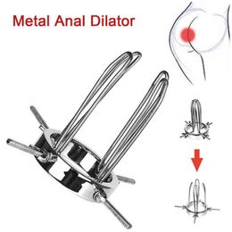 NXY Expansion Device Anus Sm Toy Bdsm Sex for Women Men Gay Adults Expansion Device Metal Anal Dilator Vagina Extender Ass Speculum Pussy 1207