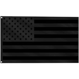 High Quality Black American Flags 3x5 Indoor Outdoor use, 3x5ft 150x90cm 100D 100% Polyester Fabric Digital Printed