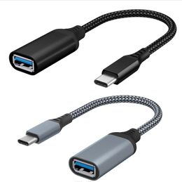 USB C to USB Adapters OTG Cable TypeC Male USB3.0 Female Adapter for MacBook Pro Samsung Type-C