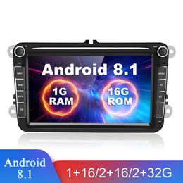 Car Multimedia player Android 8.1 GPS 2 Din Car Autoradio Radio For VW/Volkswagen/Golf/Polo/Passat/b7/b6/SEAT/leon/Skoda