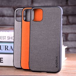 Чехлы для телефонов для iPhone 11 12 13 X XR XS 7 8 6 Pro Max Mini Case Cover Textile Материал Хорошее прикосновение