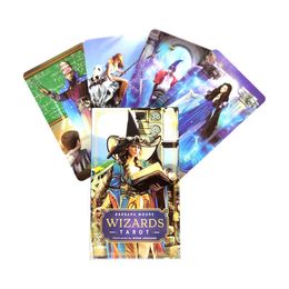 Barbara Moore Wizards Tarot Cards For Divination Personal Use Full English Version Partys Board Games 78 Sheets/Box