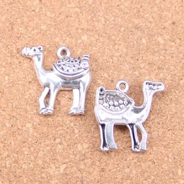 43pcs Antique Silver Bronze Plated camel Charms Pendant DIY Necklace Bracelet Bangle Findings 23*24mm