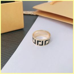 Luxurys Designers Ring Jewellery Designer Mens Rings Engagements For Women Love Ring Letter F Brand Gold Ring With Box New 21081004R