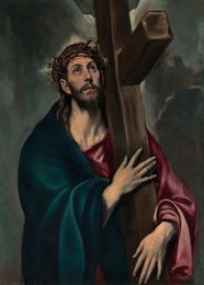 Christ Carrying the Cross Oil Painting On Canvas Home Decor Handpainted &HD Print Wall Art Picture Customization is acceptable 21050422