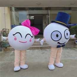 Halloween Ball Mascot Costume High Quality Cartoon Sphere Plush Anime theme character Adult Size Christmas Carnival Birthday Party Fancy Outfit