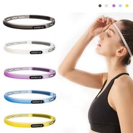 Sweatband Yoga Sports Sweat Belt Unisex Cycling Silicone Wicking Outdoor Fitness Headwear