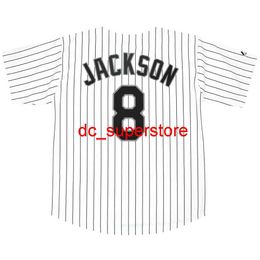 Custom sewing Bo Jackson Chicago Home White Jersey Men Women Youth Baseball Jersey XS-6XL