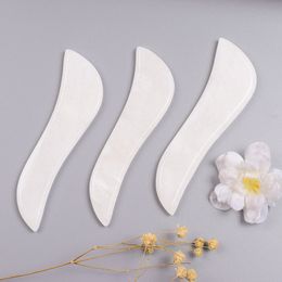 Gua Sha Tool Face Care Massager Natural White Jade Gouache Stone GuaSha Massage Tools Facial Lifting Neck Body SPA Beauty Product