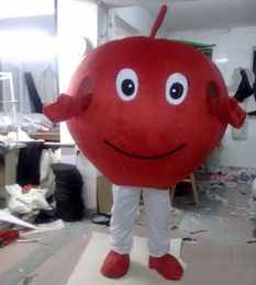 Halloween Red Apple Mascot Costume Top Quality customize Cartoon animal Anime theme character Adult Size Carnival Christmas Outdoor Party Outfit