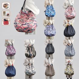 Portable Waterproof Nylon Home Storage Bags Foldable Eco Friendly Shopping Bag Large Sundries Storages 12 Style Can be Choose XD24602