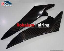 2 x Carbon Fibre Tank Side Covers Panels For Yamaha YZF R1 2009 2010 2011 2012 2013 2014 YZF-R1 Tank Side Cover Panel