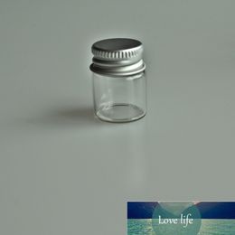 1pc 5ml Glass Bottles With Aluminium Cap Empty Small Wishing Bottle Vials Jars
