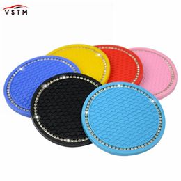 Drink Holder Car Water Cup Bottle Anti-slip Pad Mat Silica Gel For Interior Decoration Styling Accessories